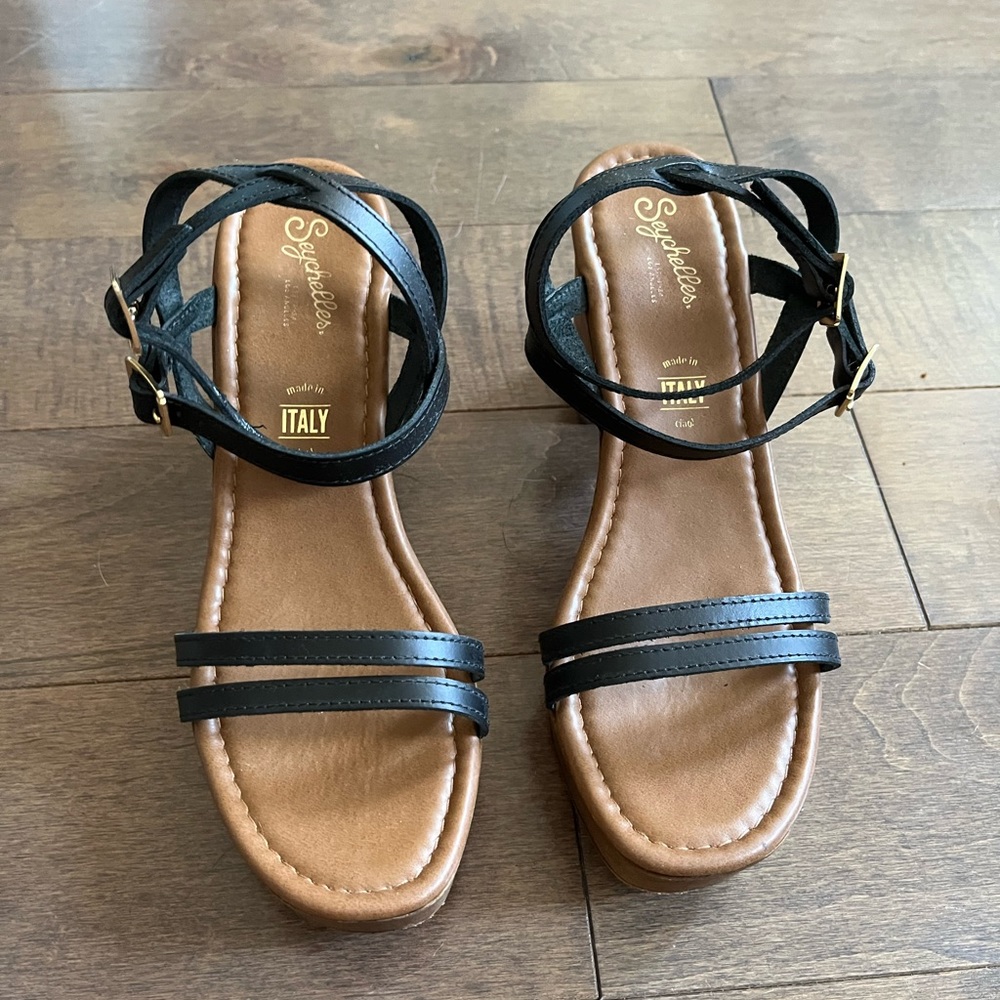 Seychelles Double Dip strappy clog sandals, 7.5